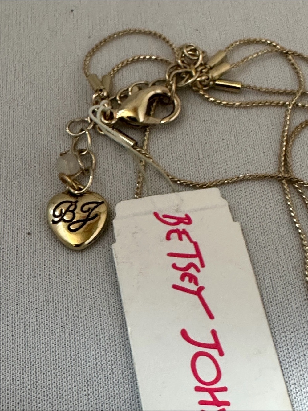 Betsey Johnson Weave and Sew Gold-Tone Multi-Strand Necklace - Picture 6 of 6